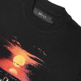 "HORSE POWER" TEE IN ANTHRACITE