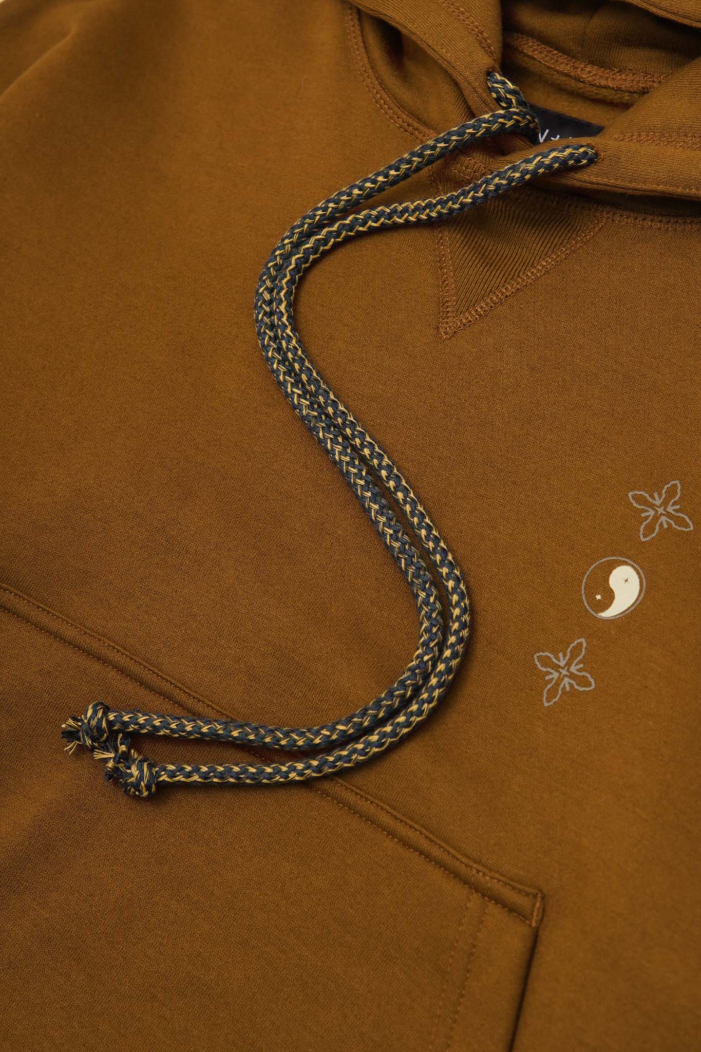 "BALANCE" HOODIE IN RUST