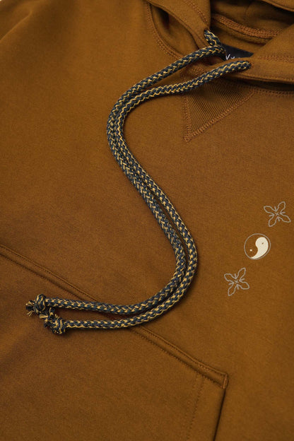 "BALANCE" HOODIE IN RUST