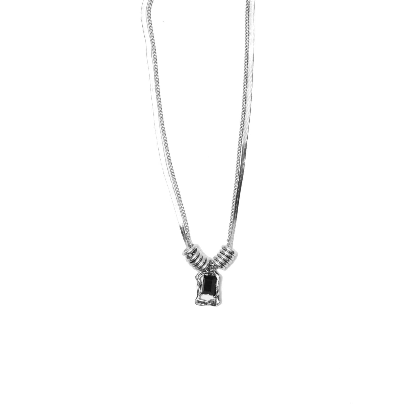 METEORITE W/ DUAL CHAIN