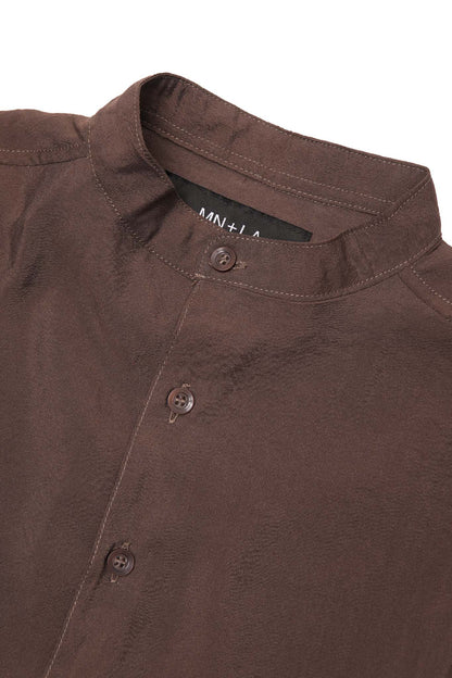 MANDARIN L/S SHIRT IN WOOD