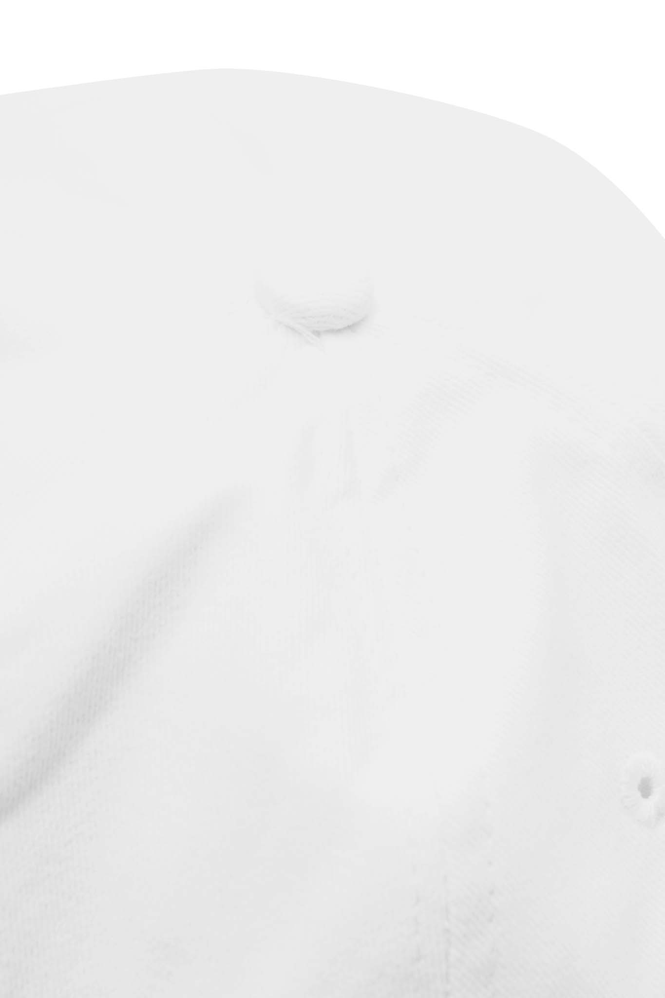 "HITTER" V3 5 PANEL HAT IN WHITE/NAVY