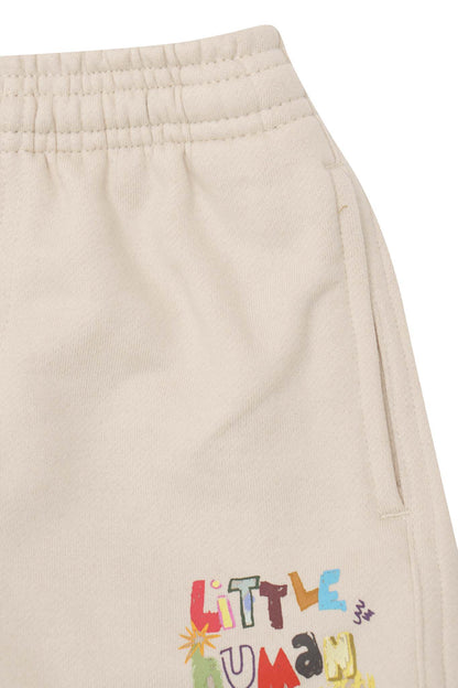 "CRAYONS" LITTLE HUMAN™ SWEATSHORTS IN OAT