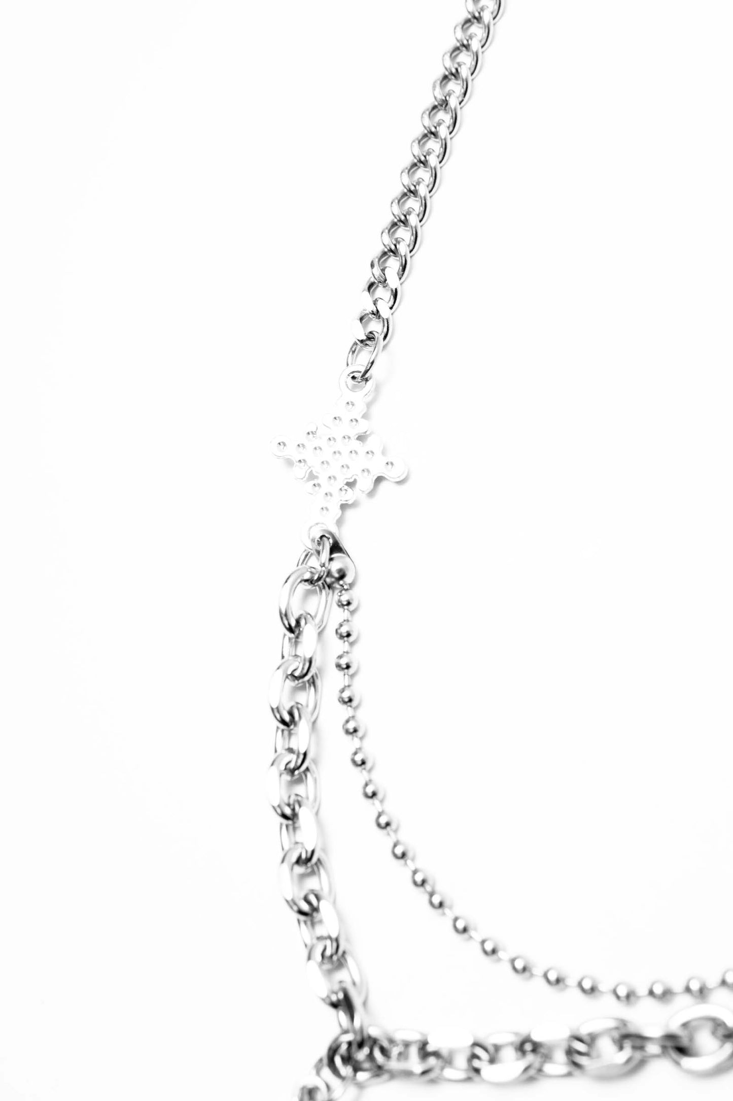 INRI MIDNIGHT PENDANT W/ MULTI CHAIN