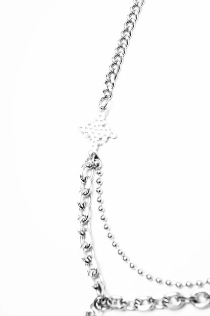 INRI MIDNIGHT PENDANT W/ MULTI CHAIN