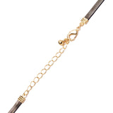 ONYX HERRINGBONE CHAIN NECKLACE