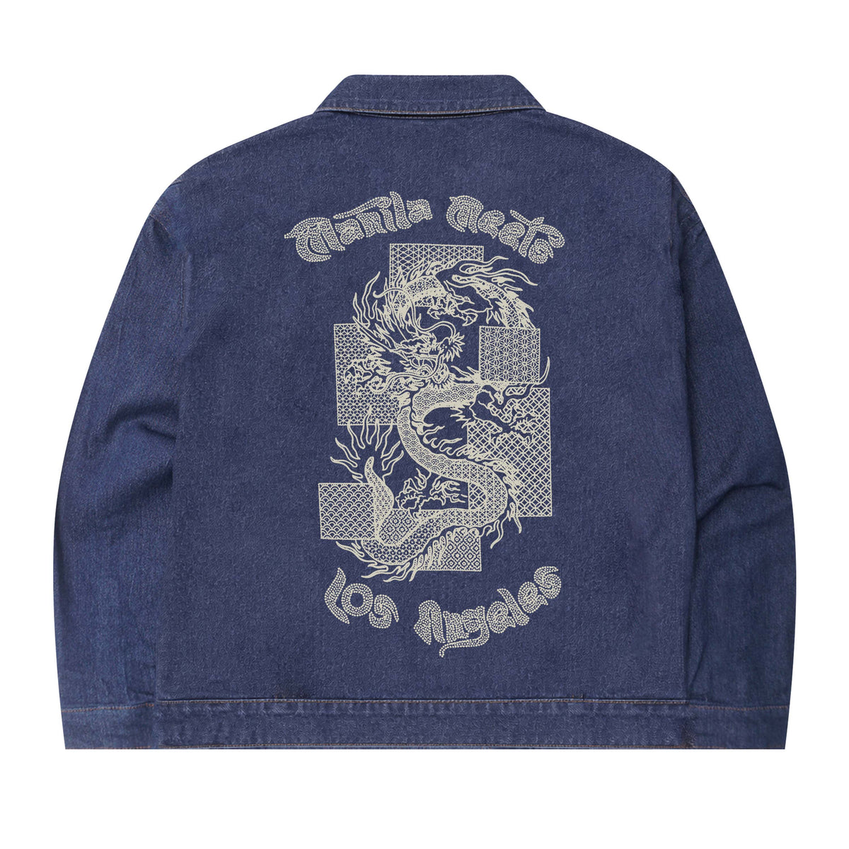YEAR OF THE DRAGON "COLD NAVY" TRUCKER JACKET