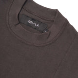 UTILITY LONGSLEEVE TEE IN CHARCOAL GREY