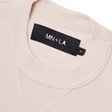 PIQUE MILITIA LONGSLEEVE TEE IN OAT