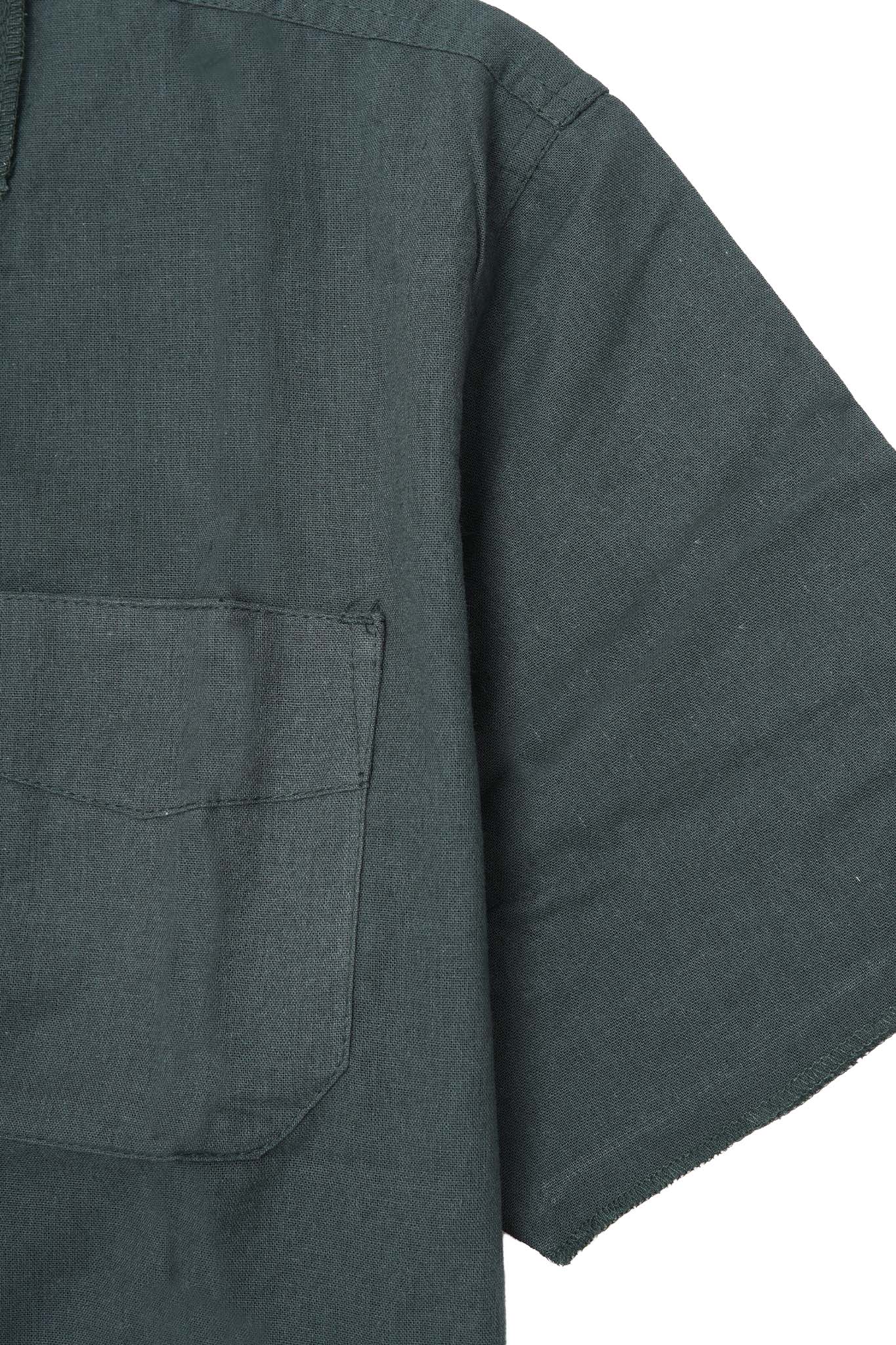 4 POCKET CUBAN SHIRT IN HUNTER GREEN