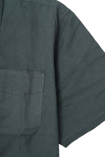 4 POCKET CUBAN SHIRT IN HUNTER GREEN