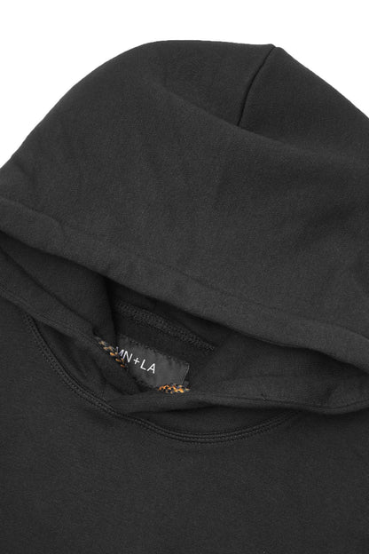 "COPACABANA" HOODIE IN ANTHRACITE/MOSS