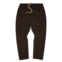 WOOD TOWEL TERRY RAW FINISH LOUNGE PANTS