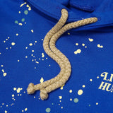 "PAINT SPLAT" LITTLE HUMAN™ HOODIE IN ELECTRIC BLUE