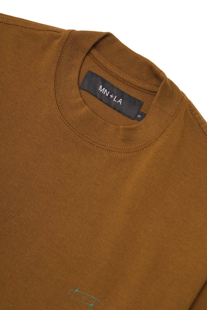 "COSMIC UNION" ULTRA HEAVY TEE IN RUST