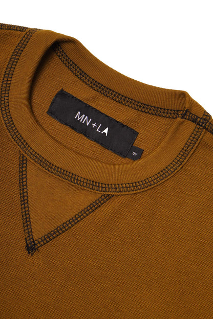 WAFFLE EXO™ MILITIA BOX TEE IN RUST