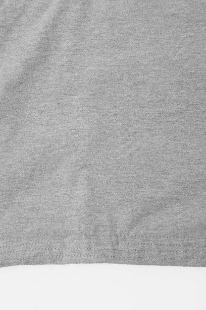 QUARTER ZIP L/S TEE V2 IN HEATHER GREY