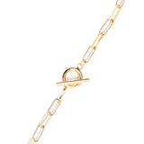 CLIP GOLD CHAIN NECKLACE