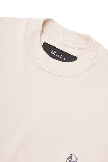 "SOUFFRE IN SILENCE" ULTRA HEAVY TEE IN OAT