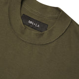 INSIDE OUT BOX TEE IN OLIVE
