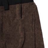 M+ OVERPOCKET TOWEL PHAT SHORTS IN WOOD