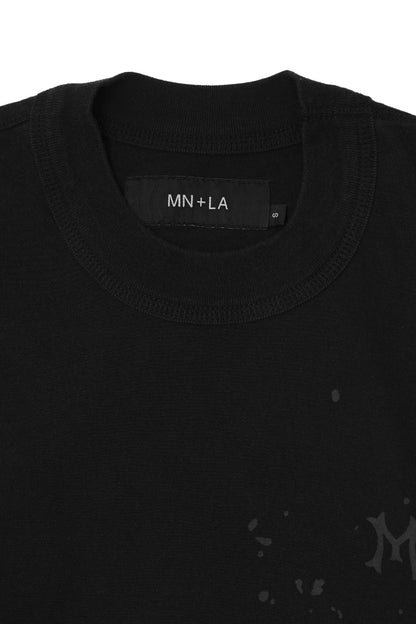 "HITTER" V3 MOCK NECK LITE TEE IN ONYX