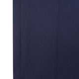 PLEATED CROPPED PANTS IN NAVY
