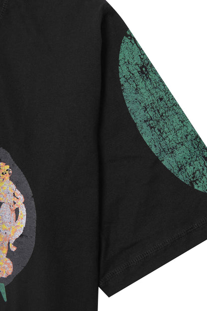 "ECHOES OF HEAVEN" TEE IN ANTHRACITE