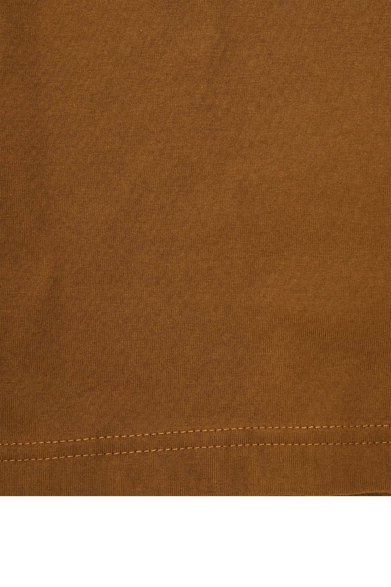 "GOLDEN COAST" TEE IN RUST