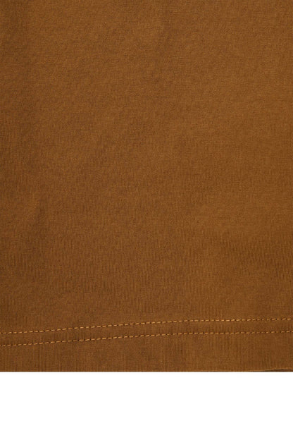 "GOLDEN COAST" TEE IN RUST