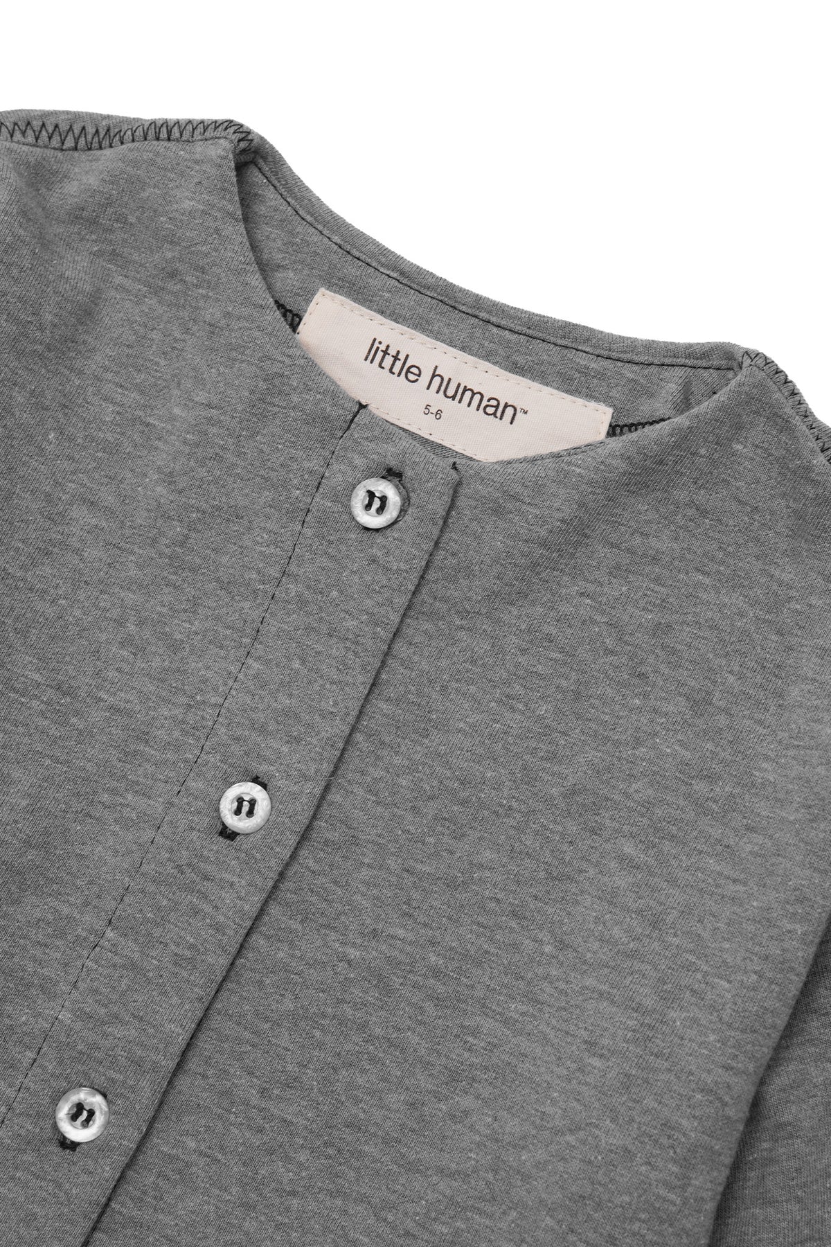 LITTLE HUMAN™ BASE SHIRT IN HEATHER GREY