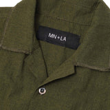 4 POCKET CUBAN SHIRT IN AGED MOSS