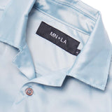 4 POCKET CUBAN SHIRT IN TURQUOISE
