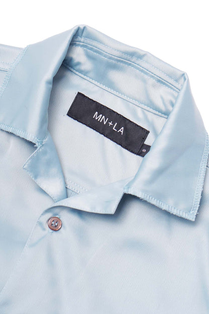 4 POCKET CUBAN SHIRT IN TURQUOISE