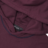 EXO™ CUTOFF HOODIE IN WINE/NAVY