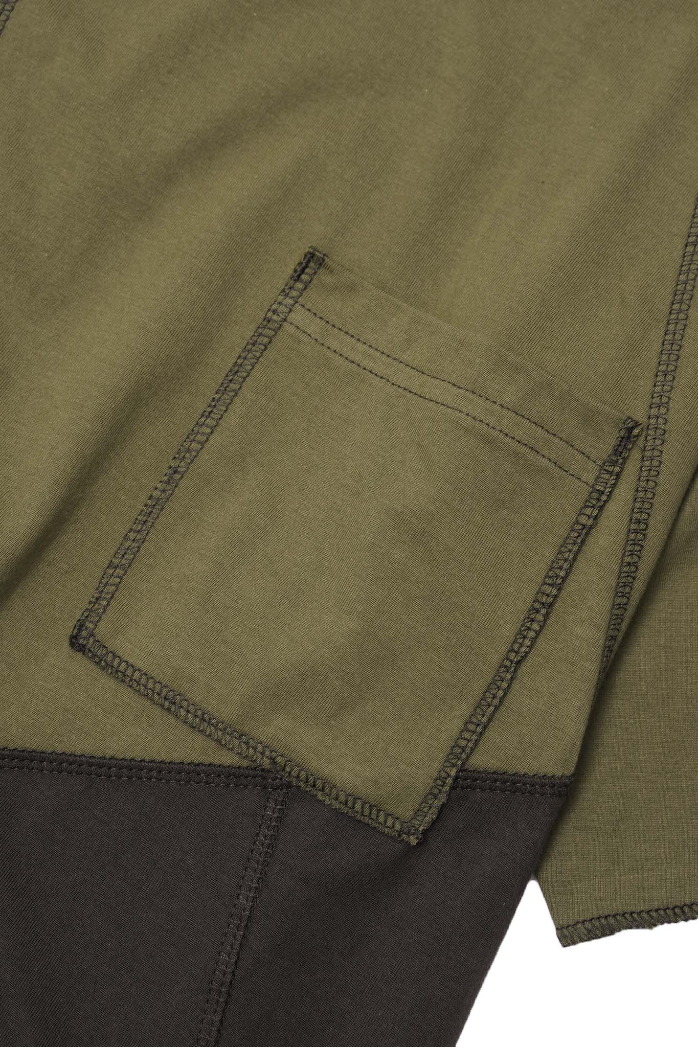 "PATCHWORK" POCKET TEE IN TERRAIN
