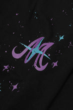 "SPACE DUST" MOCK NECK TEE V3 IN ANTHRACITE
