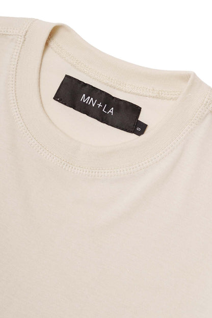 LOUNGE LITE TEE IN OAT