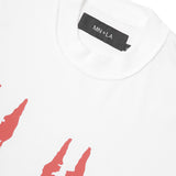 "HELL HOUNDS" TEE IN WHITE