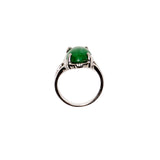 EMERALD "STEEL FANGS" RING