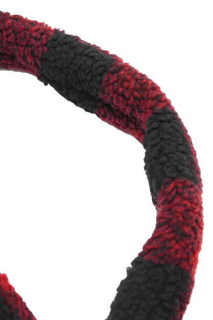 CLOUD BAG IN CARMINE PLAID