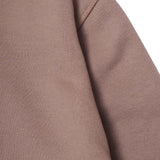 CUTOFF HOODIE IN TAN