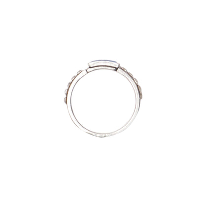 BLUE TOPAZ SILVA RING