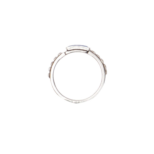 BLUE TOPAZ SILVA RING