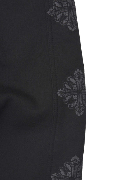 "IRON CROSS" PHAT PANTS IN CAVIAR