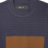 NEEDLEWORK MOCK NECK TEE