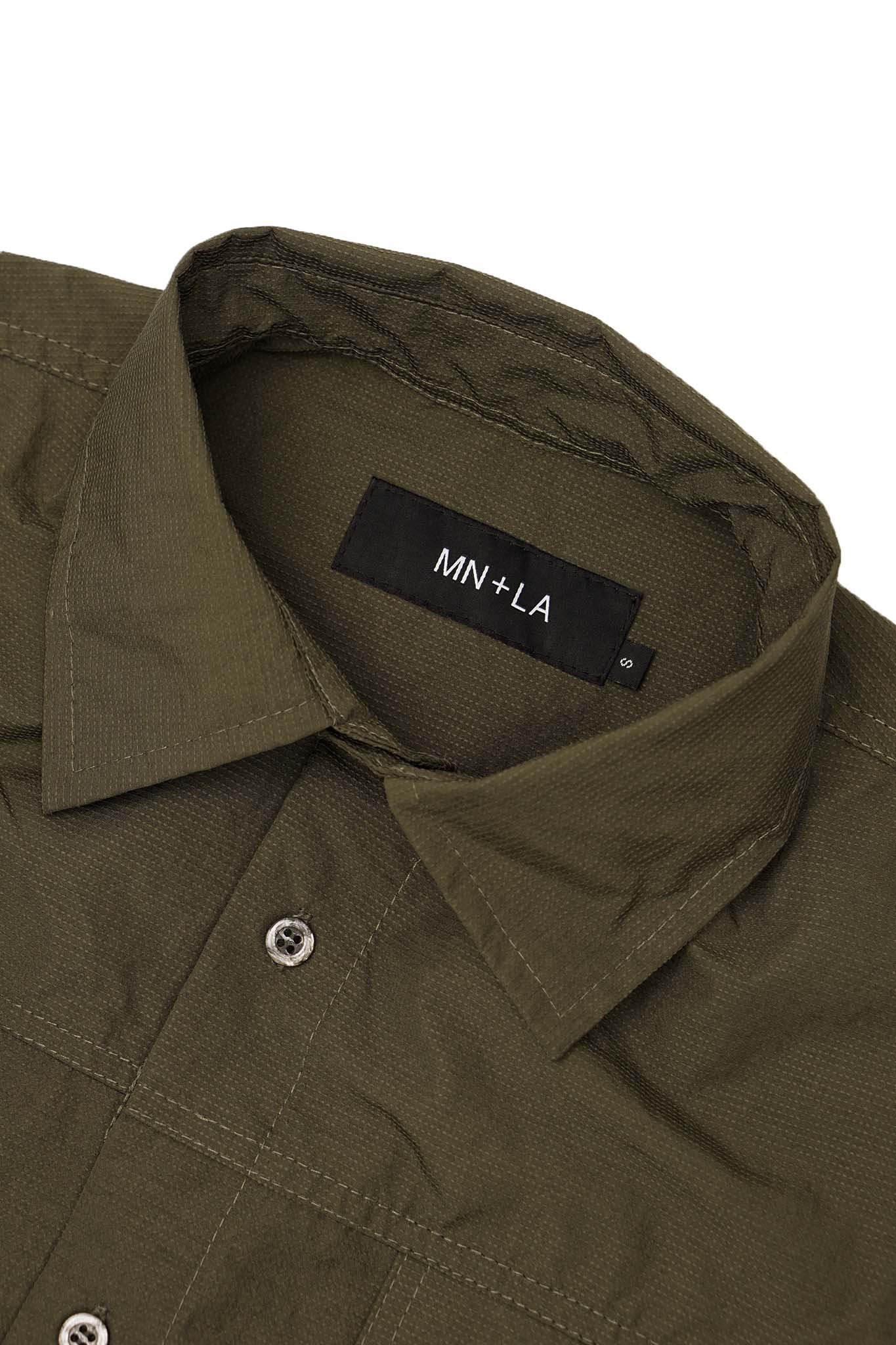 SHINOBI OVERSHIRT IN OLIVE