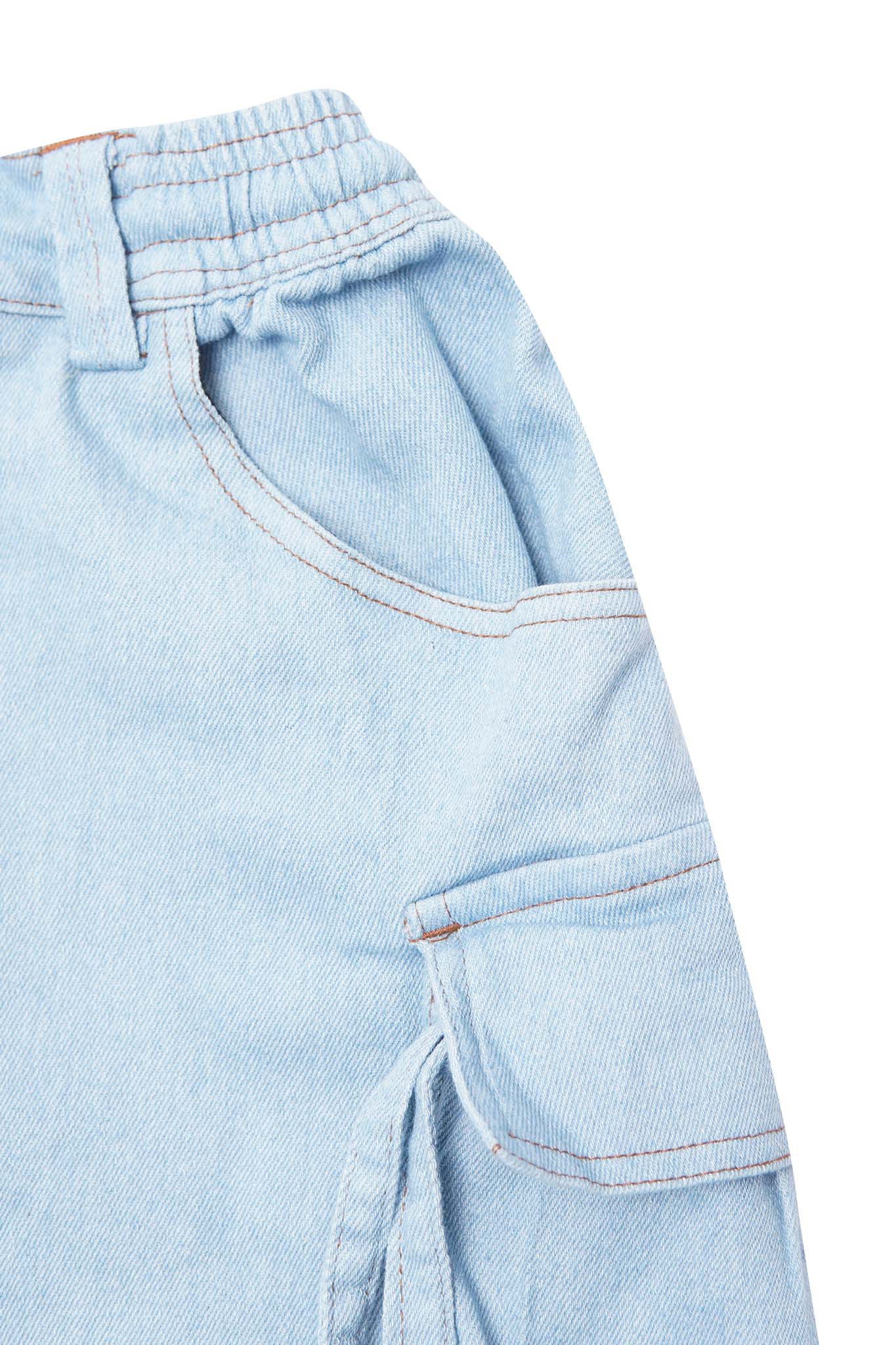 LITTLE HUMAN™ FIELD SKIRT IN VAPOR BLUE