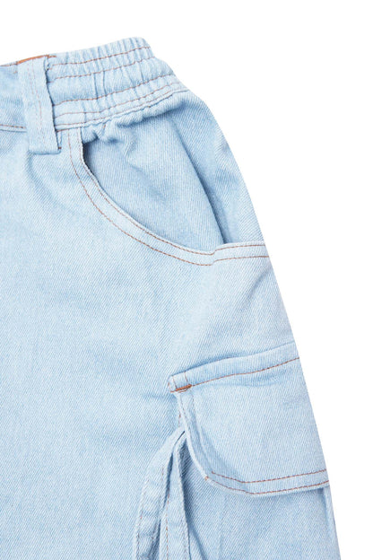 LITTLE HUMAN™ FIELD SKIRT IN VAPOR BLUE