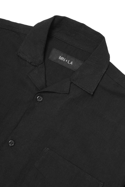 4 POCKET CUBAN SHIRT IN ANTHRACITE
